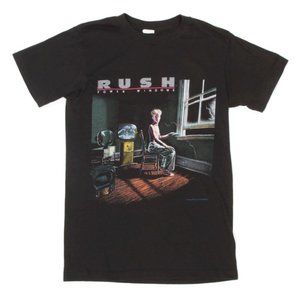 Vintage RUSH T Shirt Power Windows 85 86 concert rock band Ched 50/50 Size M 379